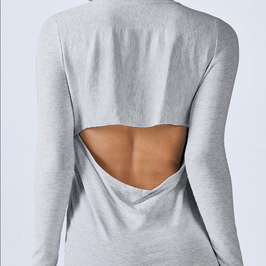 Fabletics Jocelyn Back Baring Pullover Sweater